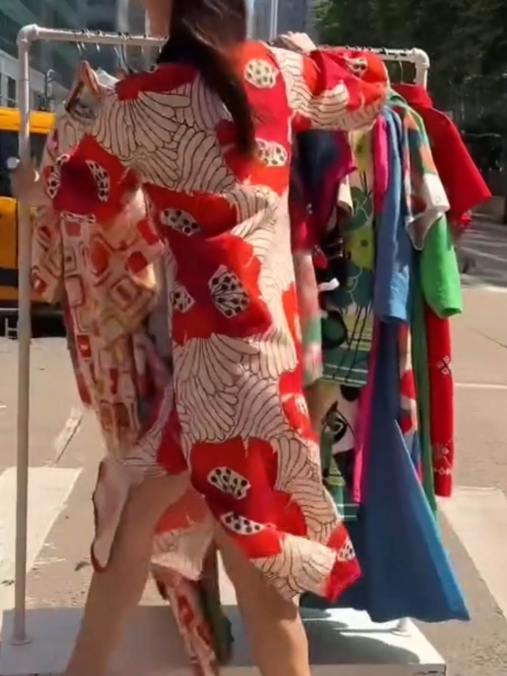 NWT, FRANCES VALENTINE, MINNOW DRESS IN DARLING JAPANESE POPPY PRINT - Picture 13 of 16